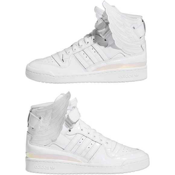 NWT Adidas x Jeremy Scott Cloud White Opal Wings 4.0 Forum Hi 10.5 - Picture 11 of 13